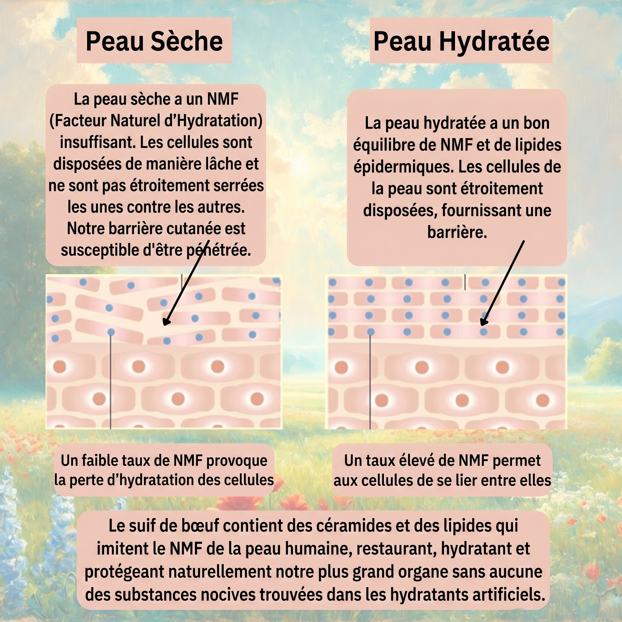 Baume Visage au Suif et Miel Cru