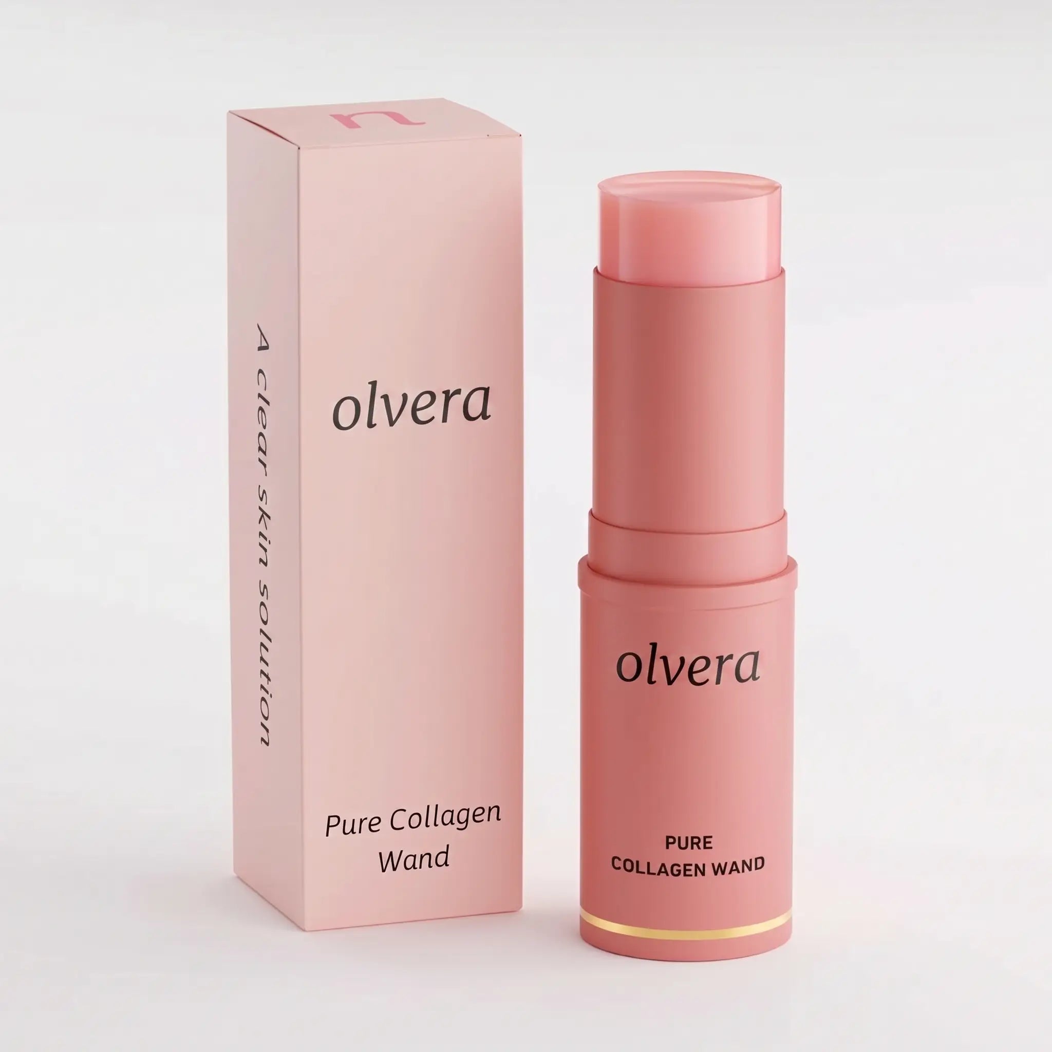 Packaging et produit Pure Collagen Wand Olvera