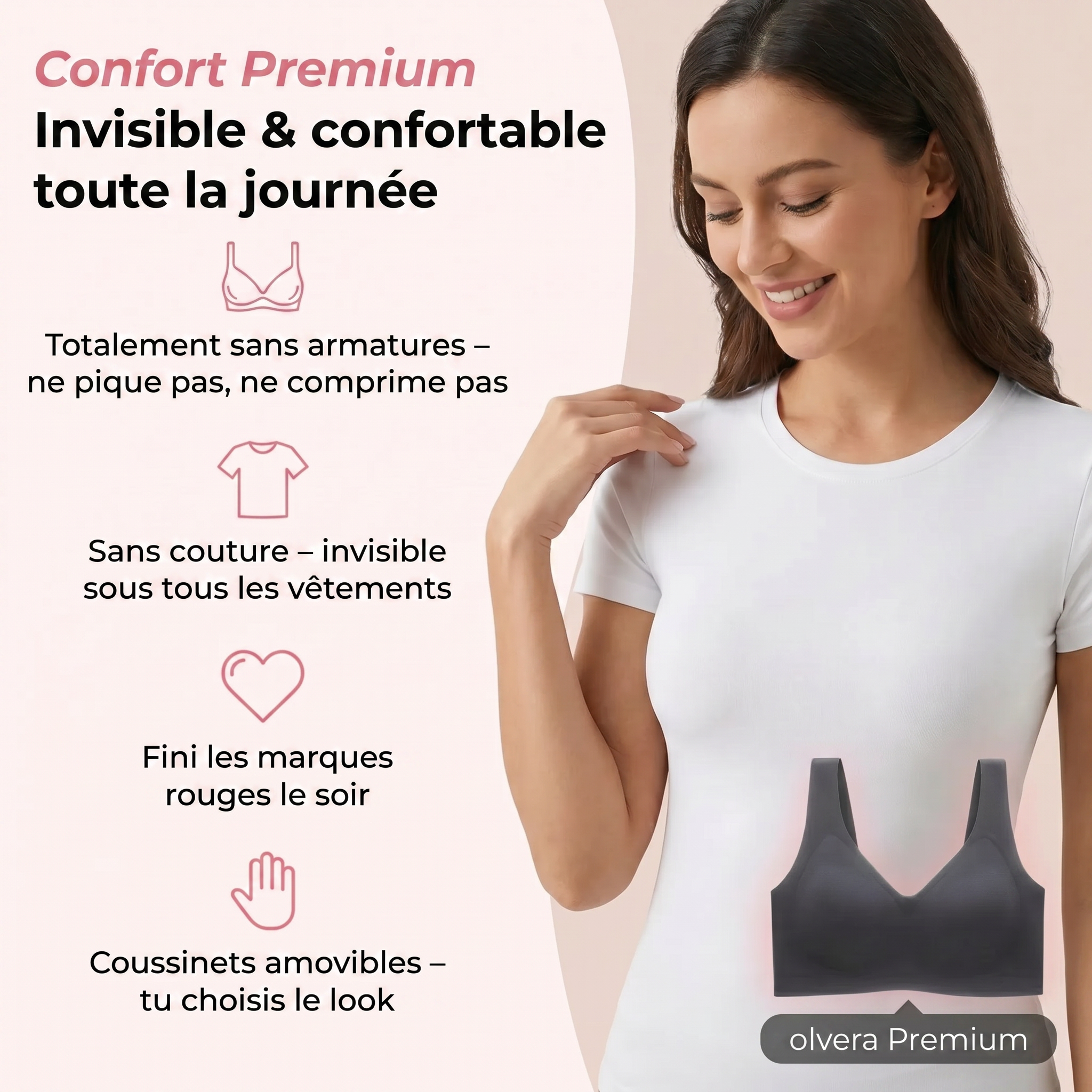 olvera – Soutien-gorge Premium sans couture