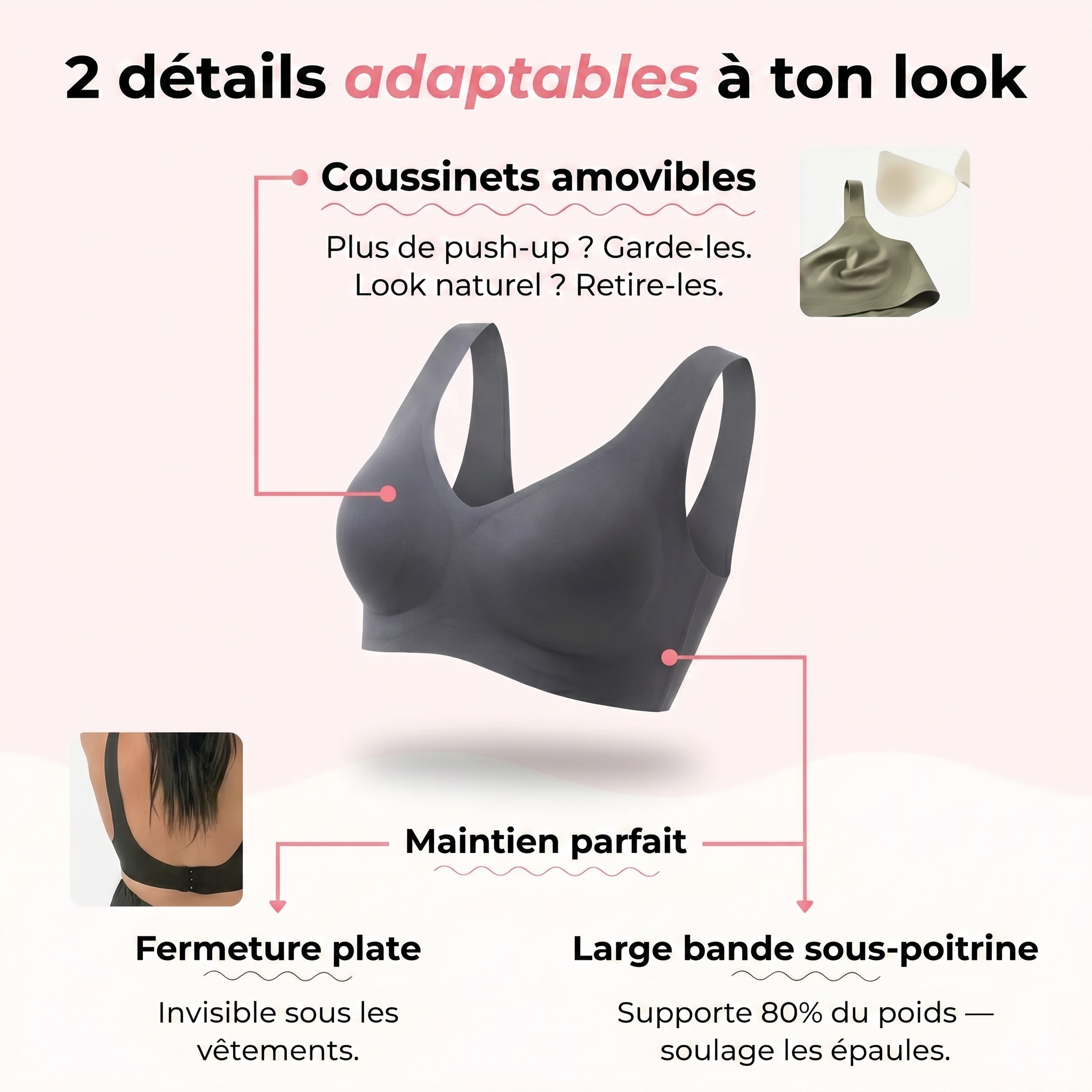 olvera – Soutien-gorge Premium sans couture